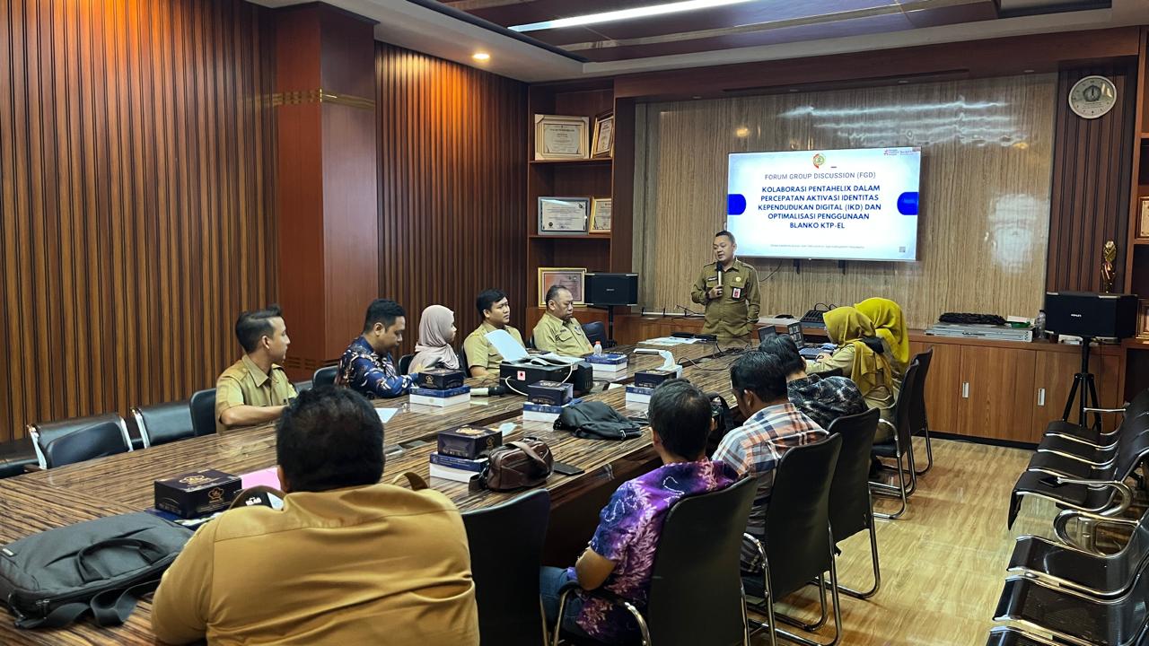 FGD Percepatan Aktivasi IKD dan Optimalisasi Penggunaan Blanko KTP-el